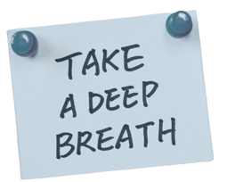 Take a deep breath post it note, explore private breathwork sessions with somatic waves healing